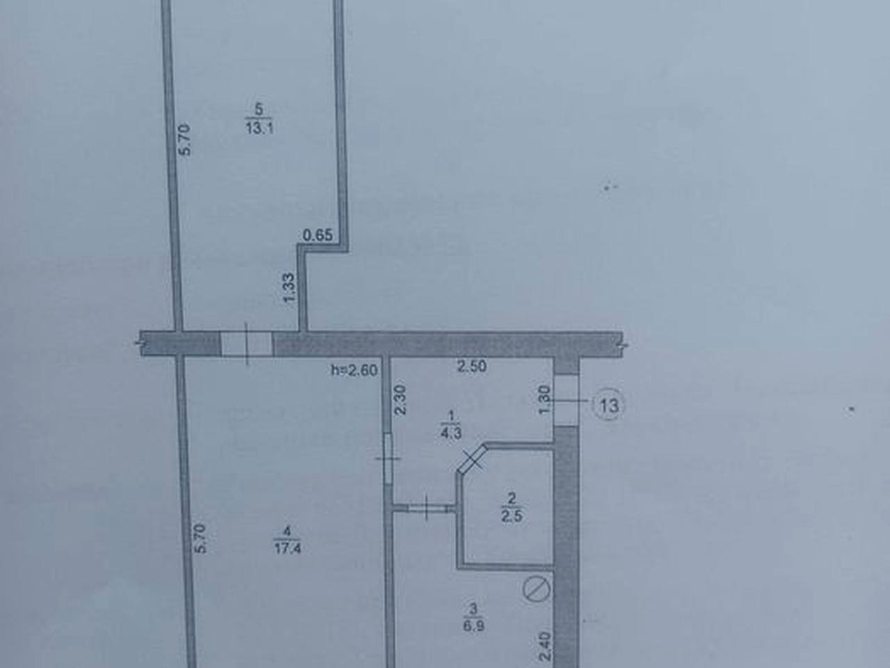 Продам 2-х комн.кв. Мерефа (р-н)ж/д вокзала.