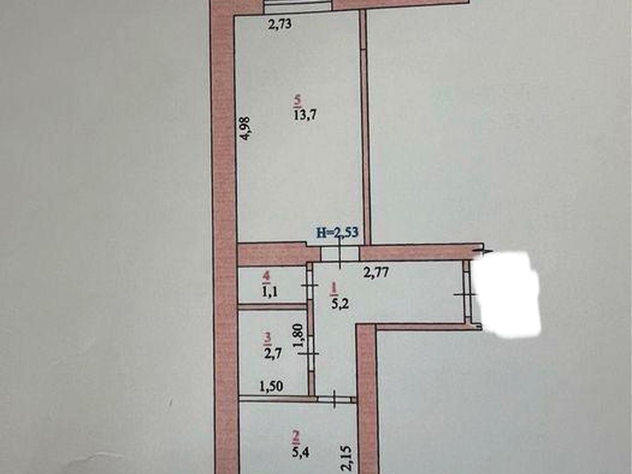 Продається 1-но кімнатна квартира