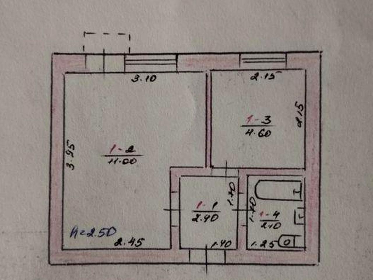 Продам 1 кімнатну квартиру
