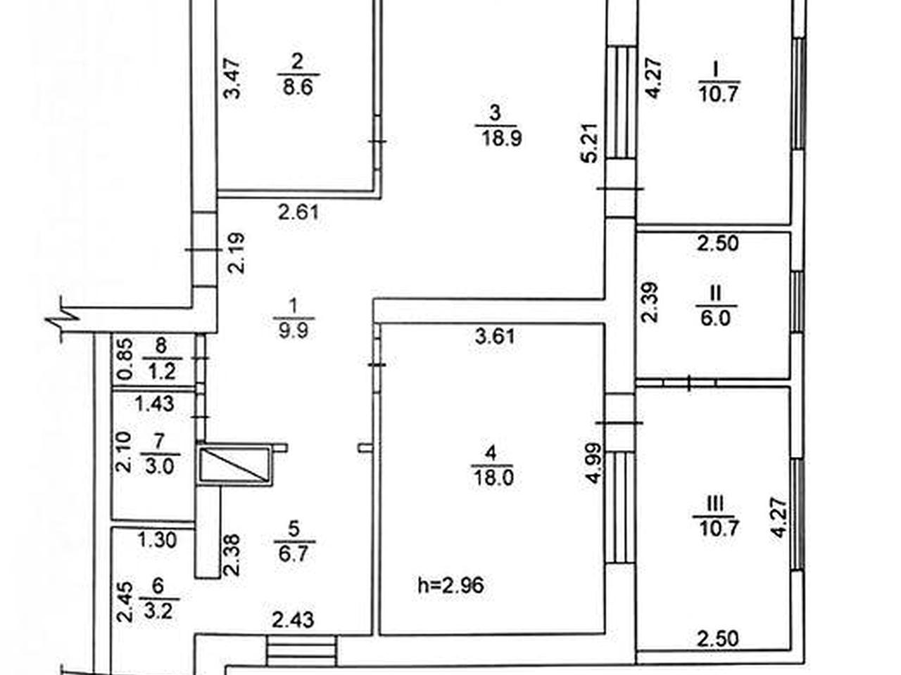 97 м² 27000$ вул. Миру під ремонт