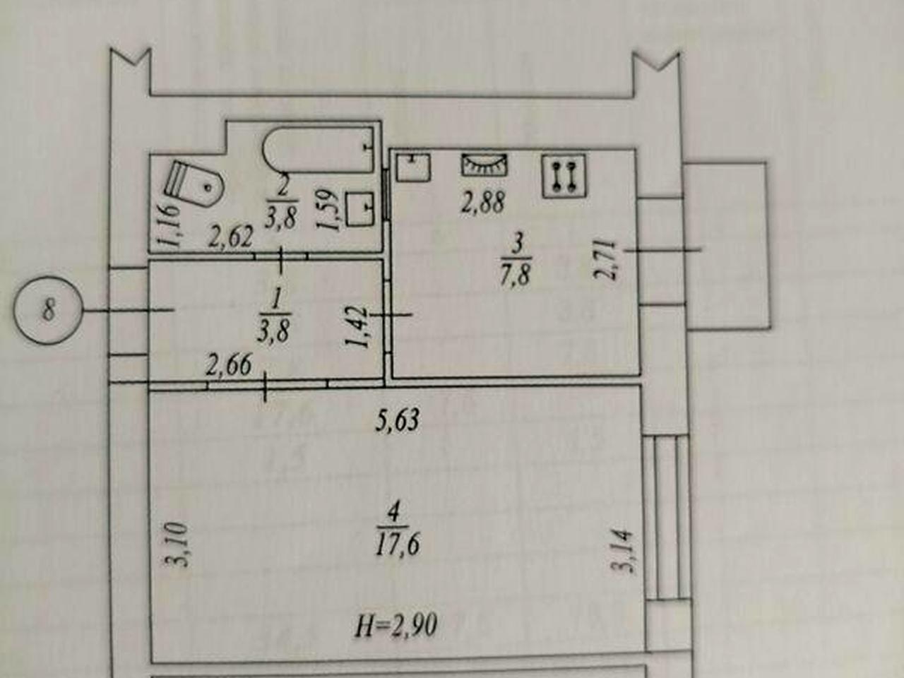 Продаж 1к Квартира Героїв Майдану (Леніна) вулиця