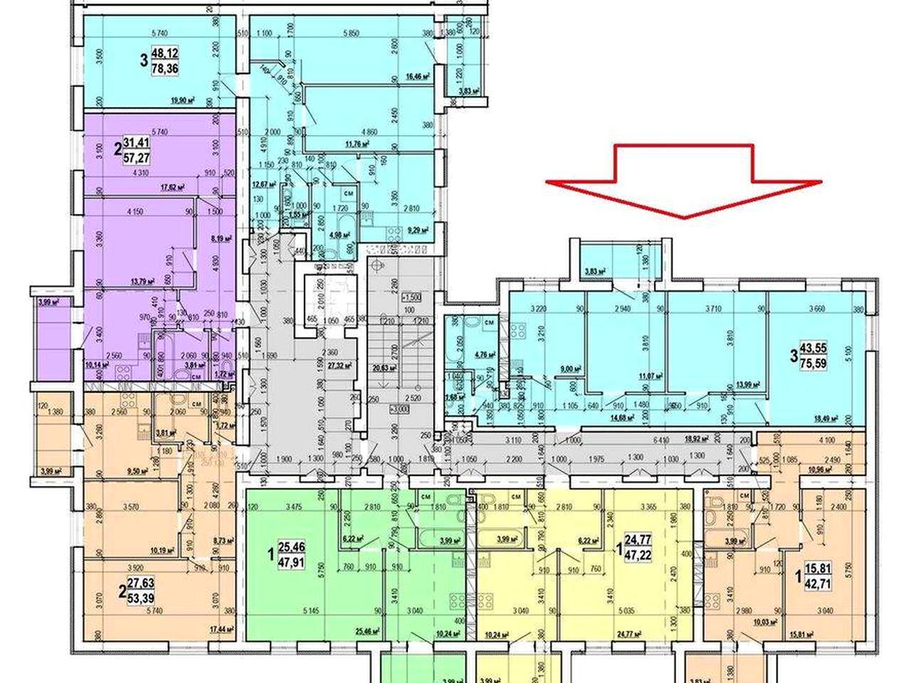 Продам 3-комн квартиру 76м2 в Новострое ЖК МИРА 4  MV ЖК МИРА 4