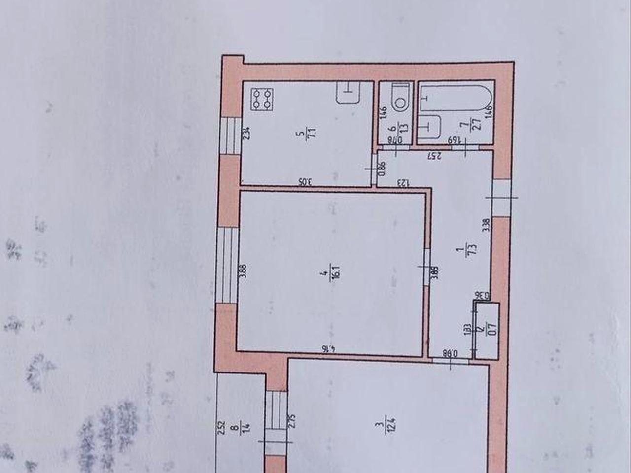 2 кімнатна квартира, Студентська, 6а (Баумана),6 поверх,49 кв.м