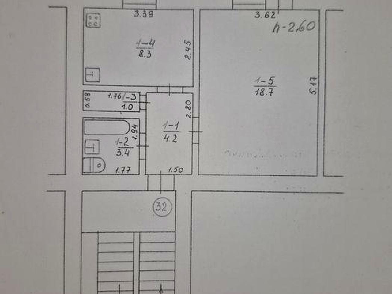 Продам квартиру 1 кімнату в центрі міста