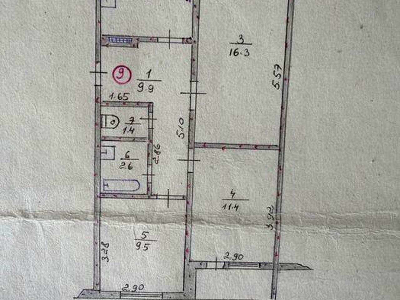 Продам свою 3к квартиру