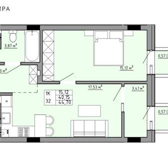 Орлика улица, 1, Шевченковский, Львов, Львовская 44700.0 USD