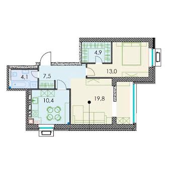 Призаводская улица, 24, Шевченковский, Днепр, Днепропетровская 83981.0 USD