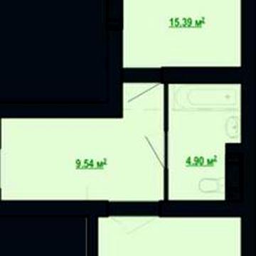 ЖК Победы 2 “секция 3Д ”. S= 54м2. єОселя. Євідновлення.