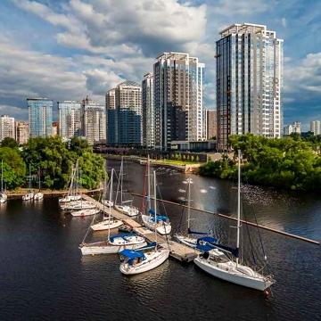 Продаж 2к квартири в ЖК RiverStone: вул. Трускавецька, 10Д. Поверх 23 ЖК RiverStone