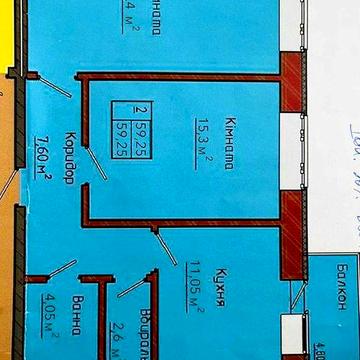 Двокімнатна квартира в новобудові в ЖК Академ Містечко