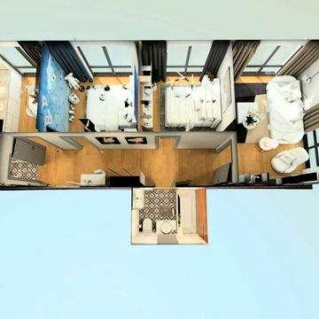 НЕЙМОВІРНА трикімнатна від 27 405$ із закритю територією!