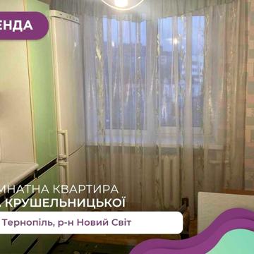 2-к. квартира з меблями та технікою за вул. Крушельницької