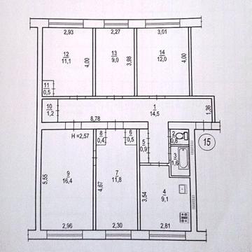 Продаж 5кім. квартири, вул Салтиківська (ВЛАСНИК)