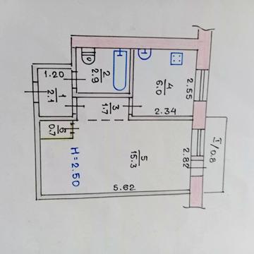 Однокомнатная квартира