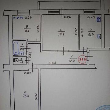 Продаю 3-кімнатну квартиру від господоря