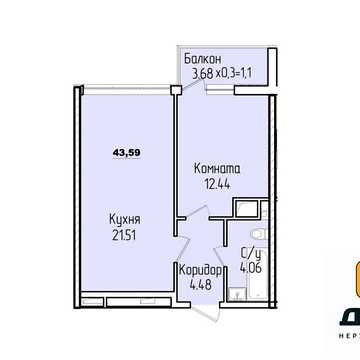 Продаж 1к Квартира Генуезька вулиця ЖК Пятьдесят первая жемчужина