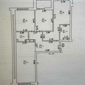 Квартира 3к ЖК SKY AVENUE 79.9 кв.м 15 поверх ЖК SKY AVENUE