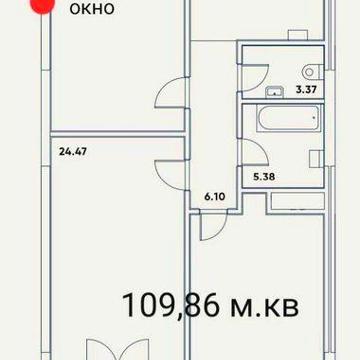 2х комнатная квартира в клубном доме Сапфир, на 10 Фонтана.