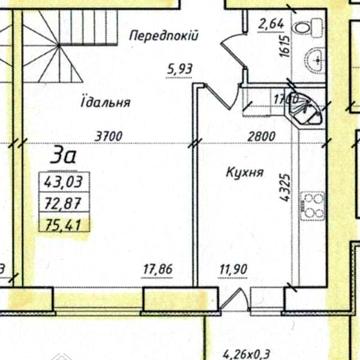 Продаж 3к Квартира Джохара Дудаєва (Нікітченка) вулиця ЖК ул. Джохара Дудаева, 3