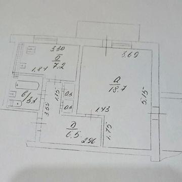 1-кімнатна квартира, обмін на будинок
