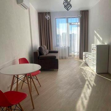 Новая стильная квартира - студия в элитном ЖК "Акрополь!"