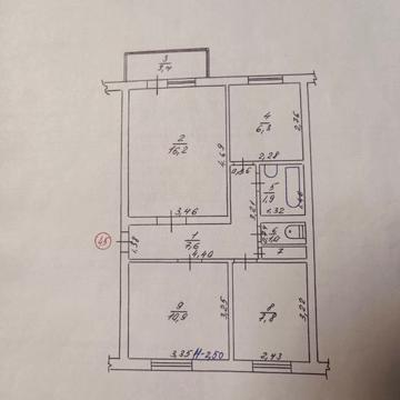Продається 3кімнатна квартира, 5 поверх