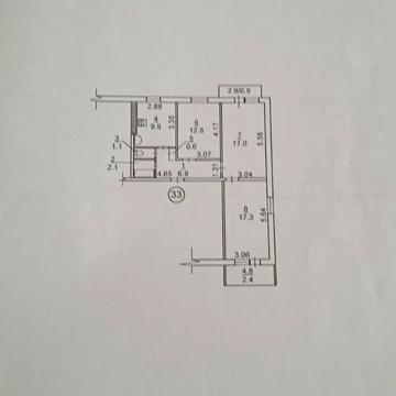 Продаж 3к Квартира Космонавтів вулиця