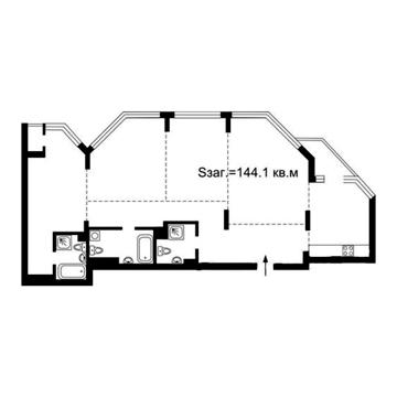 Продаж 4к-квартири вул. Болсунівская 2, ЖК PecherSky, 144 м² ЖК PecherSky