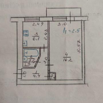 Продаж 1-кімнатної квартири, 31м², по вул.Кн.Ольги