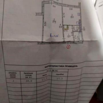 Продам 1 комнатную квартиру Таврический, ХБК г.Херсон