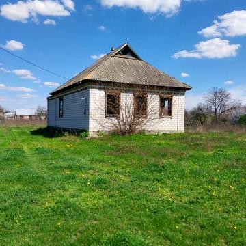 Продам земельну ділянку з будинком (коробка), с. Потоки, Кременчуцький