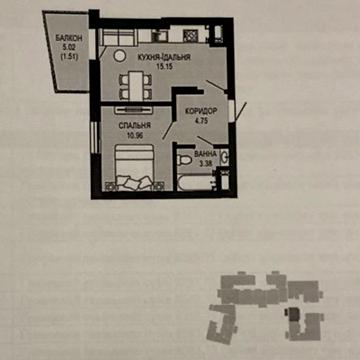 Продаж 1 кім. квартири в ЖК “Viking Hills” ЖК Viking Hills