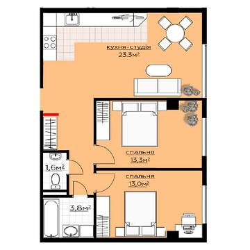 Продаж 2к Квартира Незалежності (Горького) вулиця ЖК Provance Home