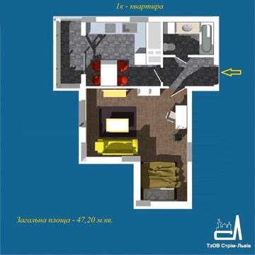 Однокімнатна квартира ЖК Stream Towers