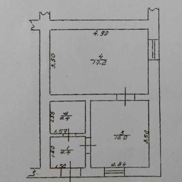 Продам квартиру г.Березовка під офіс чи бізнес (Одесская обл.), центр