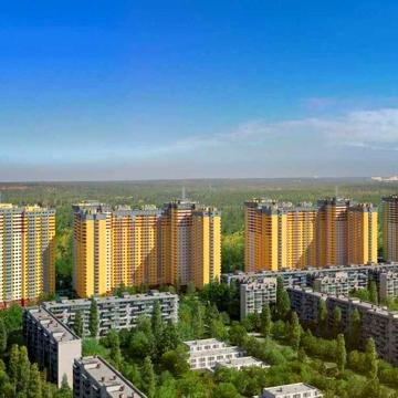 1-кімн. пл. 45.5 кв.м в ЖК Міністерський по вул. Кондратюка 1. Без % ЖК На Кондратюка