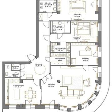 Продаж 4к-квартири вул.Новоселицька 10, ЖК Renaissance Residence 200м² ЖК Renaissance Residence