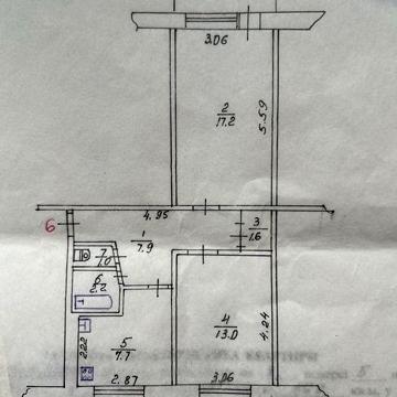 Продам 2-х кімнатна квартира під ремонт