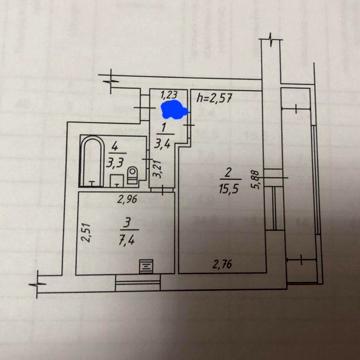 Продам 1-о кімнатна Чубинське