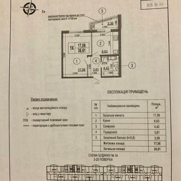 1 кімнатна квартира ЖК Патріотика ЖК Патріотика