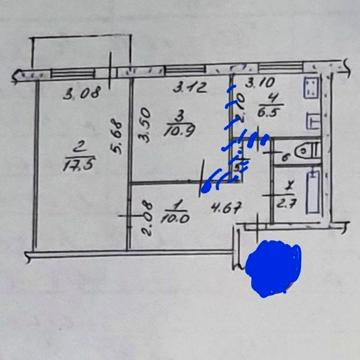 Продам 2-х кімнатну квартиру