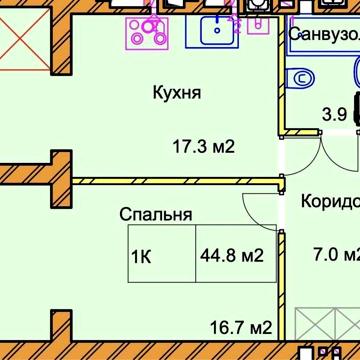 _Однокімнатна квартира в ЖК PANORAMA de LUXE ЖК Панорама Де Люкс