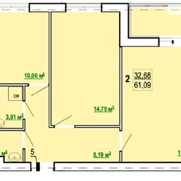 Продаж 2к Квартира Шевченка вулиця ЖК Гидропарк