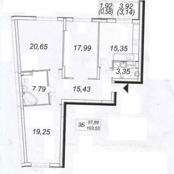 Продаж 3-х комн. кв. Балтійський пров. 3А  в Києві, Оболонський р-н.