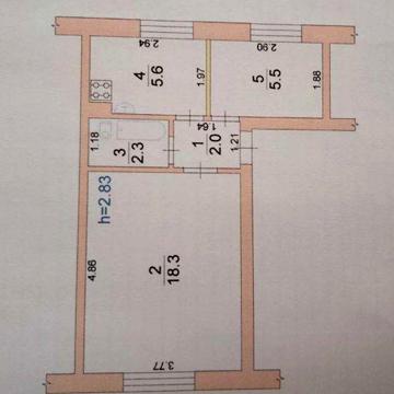 Продам 1-ю квартиру
