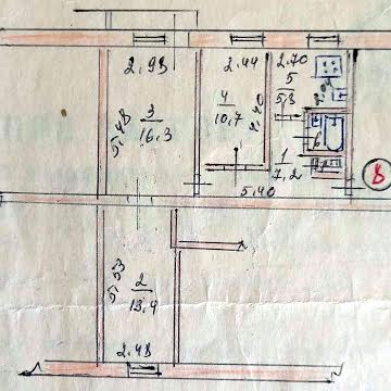 Продам 3 ком к ру в Царичанке