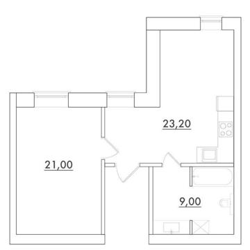 1-кімн. 53 кв.м. в готовій новобудові комфорт класу ЖК Desna Park ЖК Desna Park Residence