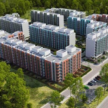 Готова 1-К квартира 37,8 м2 с. Білогородка - Амстердам Клубний ЖК Клубний Амстердам