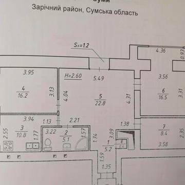 Продам 4к квартиру (враца)