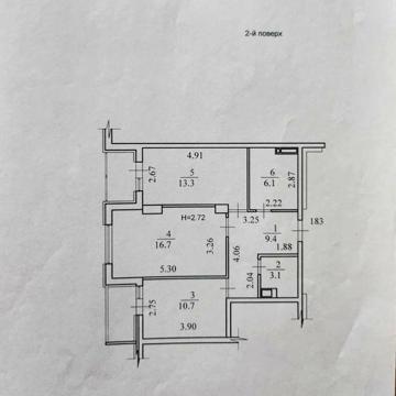 Продам 2к квартиру 64,5м.ЖК Журавли.метро Героев Труда.Є відновлення